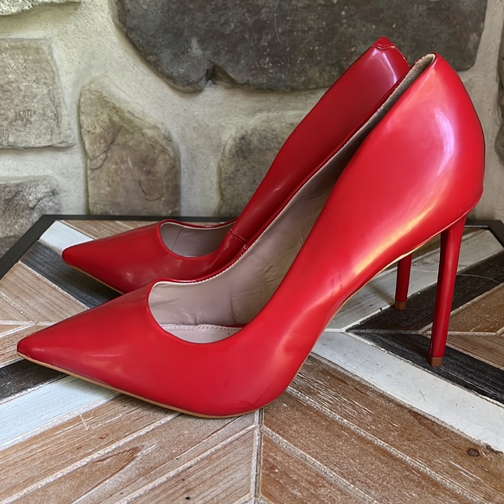 Steve Madden EVELYN RED PATENT